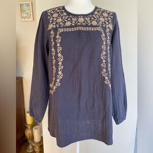 J. Jill embroidered top